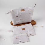 Komplet 3 kosmetyczek w kaczuszki - prezent na zajączka