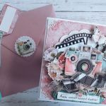 Kartka urodzinowa dla fotografki 3, personalizacja - Tył koperty z ozdobnym kółeczkiem