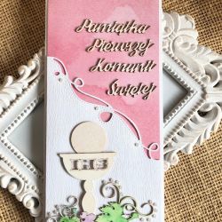 200,Kartka na komunię dla dziewczynki