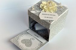 Pudełko ślubne z życzeniami