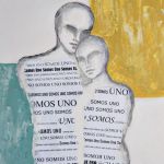 Somos Uno 7, obraz ręcznie malowany postacie obraz do sypialni - 