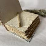 Boho notes album pamiętnik ręcznie robiony - Postarzane kartki