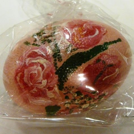 Jajko Wielkanocne Dekor 8 cm Róże