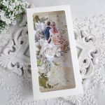 Ślubna kartka w pudełku 828 - 