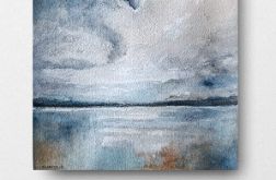 Pejzaż-praca formatu 20x20cm