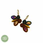 Kolczyki sutasz/soutache jesienne liście - Jesienne liście