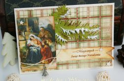 Wesołych Świąt- kartka z choinką