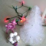 Biała choinka - ozdoba świąteczna - Choinka