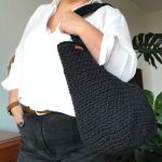 Torebka damska,na ramię, koszyk ze sznurka. - 