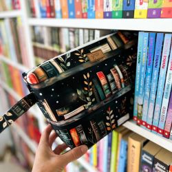 Komplet 3 kosmetyczek - Przytulna biblioteka