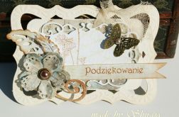 Kartka podziękowanie- REZERWACJA dla Pani Beaty