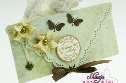 Kopertówka z okazji ślubu-oliwkowe lato