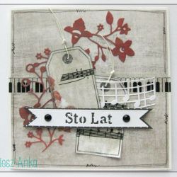 Kartka na urodziny, imieniny "Sto lat"