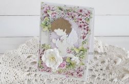 Kartka z okazji Chrztu Św., z pudełkiem, 441