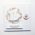 Kartka z szatką na Chrzest minimalistyczna  - Kartka handmade z szatką na chrzest