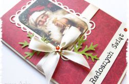 Kartka świąteczna z mikołajem