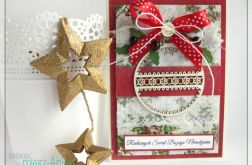 Kartka świąteczna z bombką 5