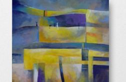 Miasto kotów-obraz akrylowy