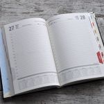 Kalendarz książkowy A5 - układ dzienny 32 - 