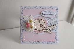 Kartka Komunia Święta w pudełeczku 01