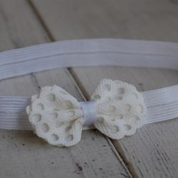 Opaska niemowlęca  - Mała kokardka