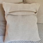 Poszewka z haftem liska do poduszki dekoracyjnej - 