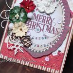Merry Christmas - z aniołkiem vintage - Merry Christmas - detal II