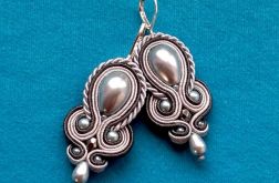 Kolczyki Perła Szara