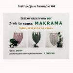 Zestaw DIY ZRÓB TO SAMA: MAKRAMA ecru - kody QR