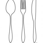 Grafika do kuchni lub jadalni, komplet 2 szt, biały i czarny - Biała wersja