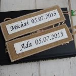 Ślubne zakładki z personalizacją - zamówienie pani Agnieszki - 