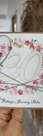 Kartka na 30 rocznicę ślubu z życzeniami KRSZ-109