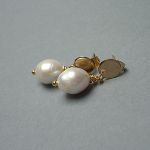 Pearls /white/ perły naturalne vol. 2 - kolczyki - 