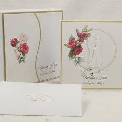 Kartka na ślub z pudełkiem i kopertą, W71B 
