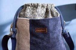 Torebka damska listonoszka z kominem