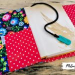 Otulacz / etui na książkę ~ folk black - null