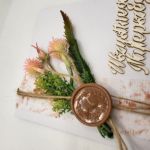 Kartka urodzinowa z kwiatami z pasującym pudełkiem 3 - c