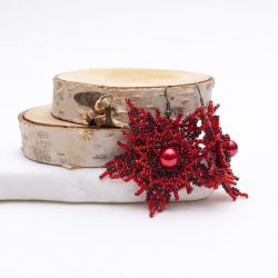 Ręcznie szyte kolczyki Carmen