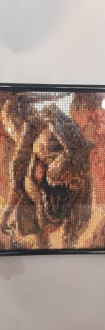 Obrazek diamentowy 15x20cm DINOZAUR