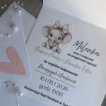 Zaproszenie na roczek dla dziewczynki! - 