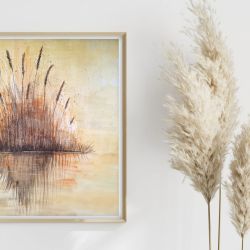 Oryginalna akwarela. Szuwary A2