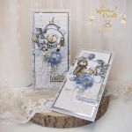 Kartka na chrzest "VintageBabyBoy2" GOTOWA - 