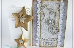 Kartka świąteczna z bombkami 2