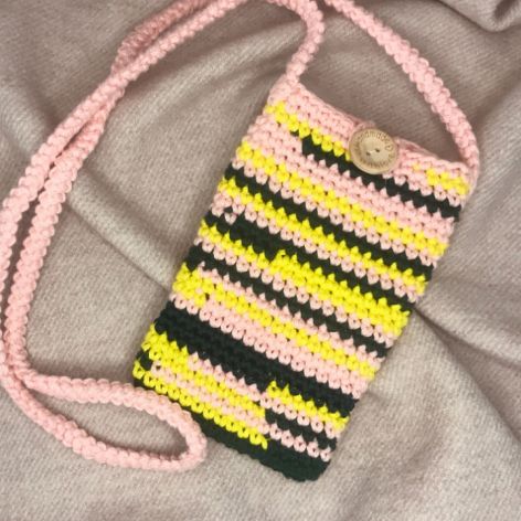 Etui na telefon,mała kolorowa torebka na ramię. 