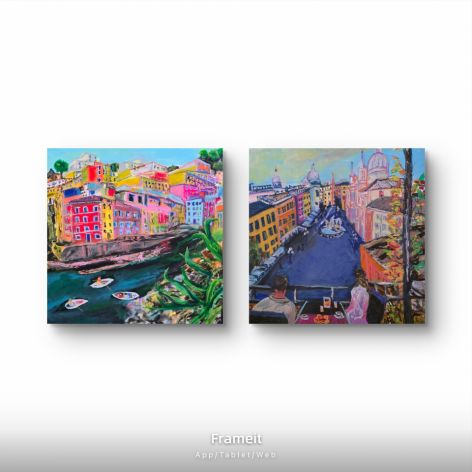 Wlochy Rzym i Riomaggiore