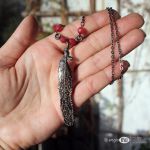 Małe piórko z marmurem - piórko z marmurem