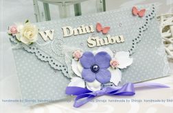 Kopertówka z okazji ślubu- wrzosowy poranek