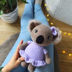 Koala dziewczynka, Miś pluszowy na prezent, Przytulanka dla dziecka