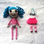 Lalka Lalaloopsy szydełkowa (na zamówienie) - akcesorje dla lalki,  ubrania dla lalki, ubranki dla lalki