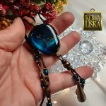 Głębia - komplet biżuterii z żywicy - 